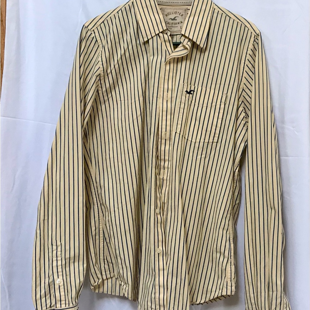 Hollister Men's Striped Shirt